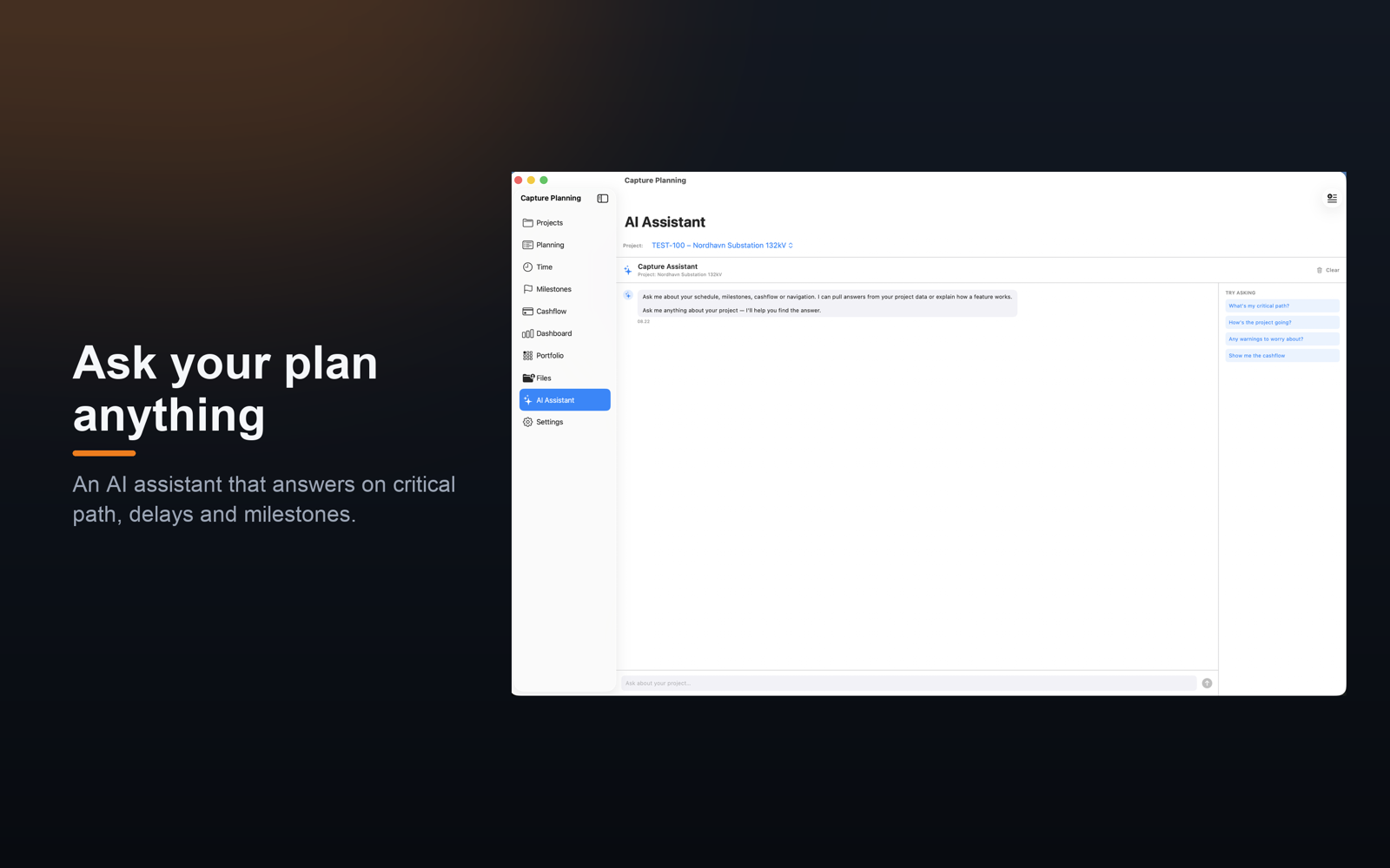 Asking about the critical path in plain language
